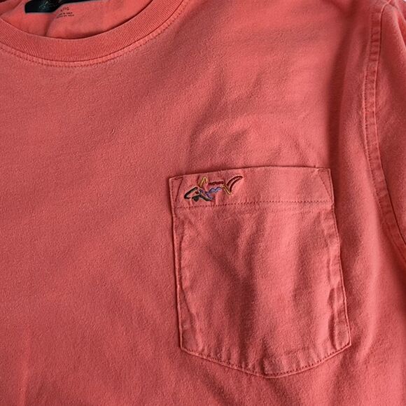 GREG NORMAN BASIC CREW NECK POCKET TEE SIZE XL CORAL COLOR - Picture 4 of 7